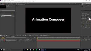 Aftereffectsの無料プラグインを使ってみる Animation Composer デザイン 印刷サービス アドラク